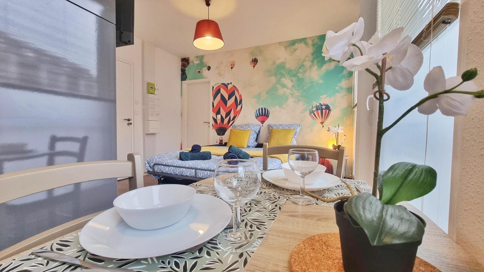 La Residence Evasion 2 - Original - Gare - Wifi - Relax Bnb ミュルーズ 部屋 写真